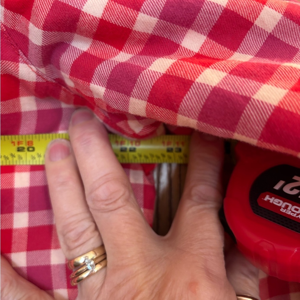 L.L.Bean fleece-lined flannel button-down shirt - Picture 9 of 10